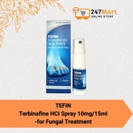 [EXP:10/2026] TEFIN Terbinafine HCI Spray 10mg/15ml-for Fungal Treatment
