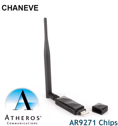 Atheros AR9271 Chipset 150Mbps Wireless USB WiFi Adapter 802.11n Network Card With 2 Antenna For Win