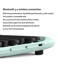 LOFREE Dot Keyboard Mekanikal Bluetooth, Keyboard Kunci 79 Lebar
