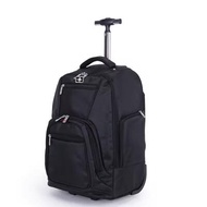Swiss Army Knife Multi-Function Travel Suitcase Backpack with Pull Rod And Wheels Ultra-Light Double