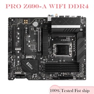For MSI PRO Z690-A WIFI DDR4 Motherboard 128GB LGA 1700 DDR4 ATX Mainboard Tested Fully Work
