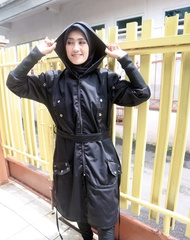 Jaket metal wanita Jaket Coat metal memothboutique