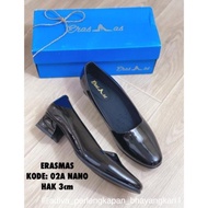 Jon Sepatu Erasmas Psh Pdh Psk Glossy Nano Bhayangkari Persit Polwan