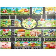 ✅加大兒童場景地圖墊（130x100cm),💰$88/套  +56 件路標（包貼紙）+紅綠燈玩具（已包電池,模擬交通燈會轉燈和有聲💰）