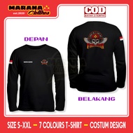 First In Last Out FireFighter T-Shirt FireFighter Logo Wings Free Your Name DB Long Sleeve Distro T-