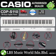 Casio CDP-S110 88 Keys Digital Piano Portable Package - White (CDPS110 CDP S110)