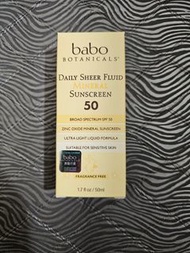 Babo Botanicals 防曬 SPF50(已過期)