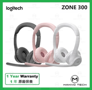 Logitech - Zone 300 藍牙 無線 耳機 - 黑色