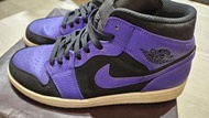 Nike Air Jordan 1 Mid 紫色黑色運動鞋