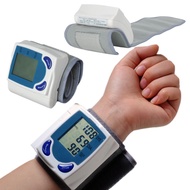 Medical Wrist Blood Pressure Monitor Digital BP Heart Rate Monitor Sphygmomanometer battery included