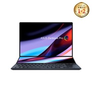 ASUS 華碩  Zenbook Pro 14 Duo OLED UX8402VV-0022K13900H黑(無鼠/附筆/14.5"/i9-13900H/32G/ RTX4060 8G/1T SSD/2.8K/OLED/觸控/雙螢幕/W11)創作者筆電