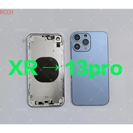 6.5 inch Backshell For iPhone XR housing like 13pro Rear Chassis Convert XR to 13pro Battery Cover F