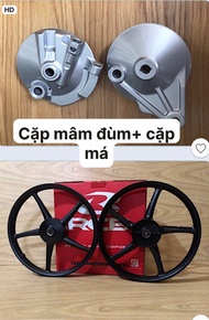 MÂM 5 CÂY RACINGBOY CHÍNH HÃNG ĐÙM 110(PHANH CƠ) LÊN ZIN WAVE @ 110 BLADE 110 RSX 110 WAVE 110 DREAM