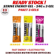 Strive Energy Gel contains 3 Gels for Running Energy Gel Running