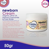50gr - Cussons Baby NEWBORN CREAM organic Olive Oil Natural Chamomile Pure Water new born nb cusson