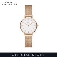 Daniel Wellington Petite Pressed Melrose 24mm Rose gold with White dial - Watch for women - Womens watch - Fashion watch - DW Official - Authentic