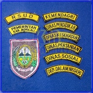 Boyolali Regency Government Service Logo Embroidery Complete Boyolali Service Attribute Embroidery -