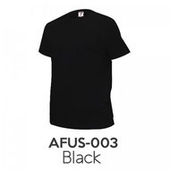 PLAIN SHIRT T-Shirt Kosong (Black) Lengan Pendek