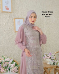 Gamis Outer Lepas Haura/ Gamis Terbaru/ Gamis Brukat/ Gamis Pesta/ Gamis Kondangan/ Gamis Wisuda/ Ga