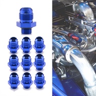 10PCS AN8 Flare Male To AN6 Straight Aluminum Adapter Fuel Hose Line Fittings