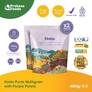 UNGU Prakasa Foods - Hotto Purto Multigrain Purple Potato Purple Sweet Potato 2 Pouches | Healthy Ce