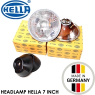 Hella Headlamp 7" bulat - Head lamp Hella 7 inch / lampu Hella