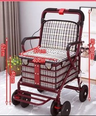 老人摺疊式購物車/助行車