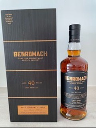 Benromach 40 yo whisky 威士忌 1981-2021