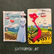 Refrigerator Magnets from Vietnam Fansipan Hoi An Bana Hills Danang Original Souvenir Hand Made in V