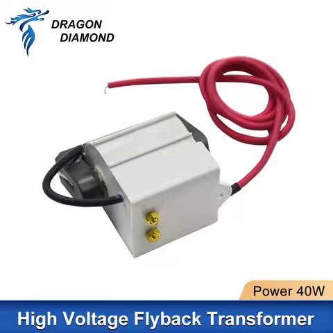 DRAGON DIAMOND 50W 40W High Voltage Flyback Transformer For 50W 40W CO2 Laser Power Supply Laser Eng
