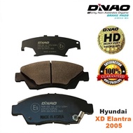 Rear Hyundai MD Elantra DNao Brake Pads (2012)