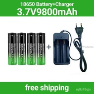 ☀N 18650 Baery Rechargeable Baery 3.7V 18650 9800mAh Capacit