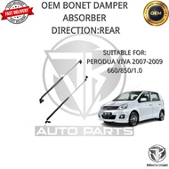 OEM REAR BONET DAMPER ABSORBER (2PCS) PERODUA VIVA 2007-2010 D35N 660/850/1.0