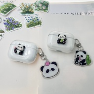 Cute panda pendant case For Realme Buds Air7 Pro Case Silicone headphone Cover For Realme Buds Air 7