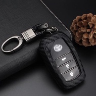 Toyota Carbon Fiber Key Cover Keychain altis Yaris rav4 ae86 camry sienna Yixuan Boutique A0463
