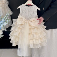 0-8Year-old Baby Princess Dress Summer Dress Birthday One-Year-Old Dress