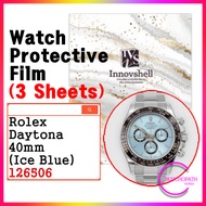 Protective Sticker for Rolex Daytona 40mm (3 sheets) 126506 Ice Blue / Scratch & Contamination Preve