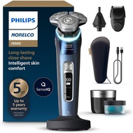 Philips Norelco Shaver i9000 Prestige, Wet & Dry Electric Shaver, Mystic Aqua, SenseIQ Technology, T