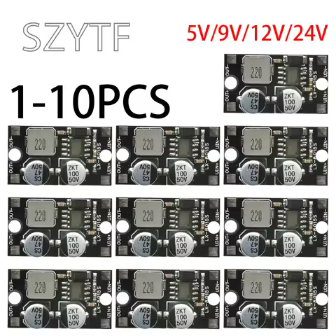 LX8015 DC-DC Buck Converter 5-80V to 1-62V 1.5A Step Down Power Module 1-10PCS