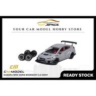 [CM MODEL] 1:64 Subaru WRX Varis Widebody 2.0 Gray