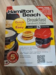 全新/美國漢美馳 Hamilton Beach 多功能健康料理機/漢堡機