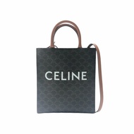 Celine 黑老花 cabas 豎版 琴譜 小號 肩背包