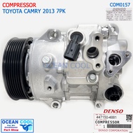 คอมเพรสเซอร์ โตโยต้า แคมรี่ 2012 - 2017 COM0157 7PK DENSO 447150-4881 Toyota Camry 2.5 VVT-I COMPRES