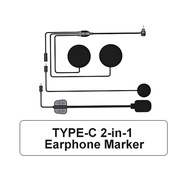 2-in-1 microphone soft mic+hard mic for helmet Intercom headset Y80-2x D2-6X Q28 Y20max