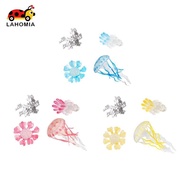 LAHOMIA Jellyfish Life Cycle Toy, Animal Growth Cycle Figurines, Scientific Educational Materials, C
