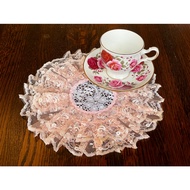 19th Century French Multi-Layer Lace Tablecloth 023308