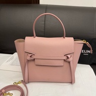 賽琳/Celine 粉色鯰魚包nano牛皮手提單肩斜挎包  尺寸：20 x 11 x 17 cm