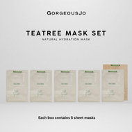 GORGEOUS JO The Aroma Shop Organic Tea Tree Mask (5 Pieces)
