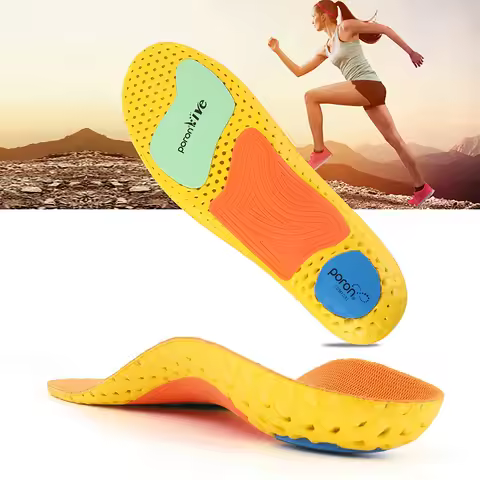 Breathable Sports Insoles with Odor Prevention Shock Reduction High Elasticity PORON VIVE Energy Ret