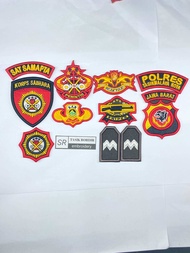 ATRIBUT POLRI KOPS SABHARA SATU SET